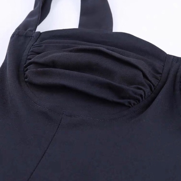 Sexy Knotted Shoulder Spaghetti Strap Party Dress - Picture 4 of 6